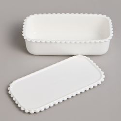 ПАШТЕТНИЦА LEFARD "PEARL" С КРЫШКОЙ ПРЯМОУГ. 18,5*9,5*5,5 СМ 400 МЛ