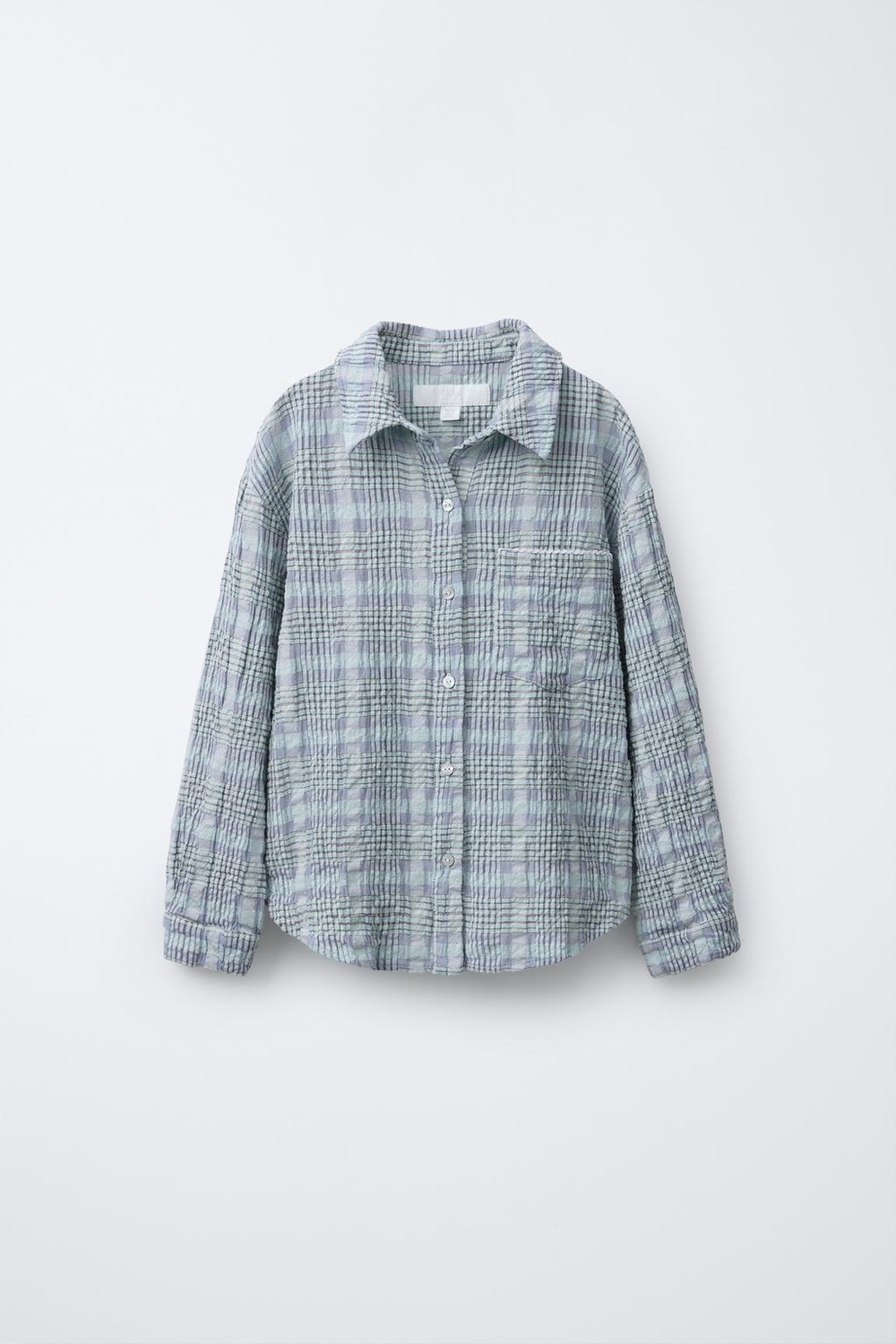 ZARA РУБАШКА В КЛЕТКУ, ЛАВАНДОВО-СИНИЙ