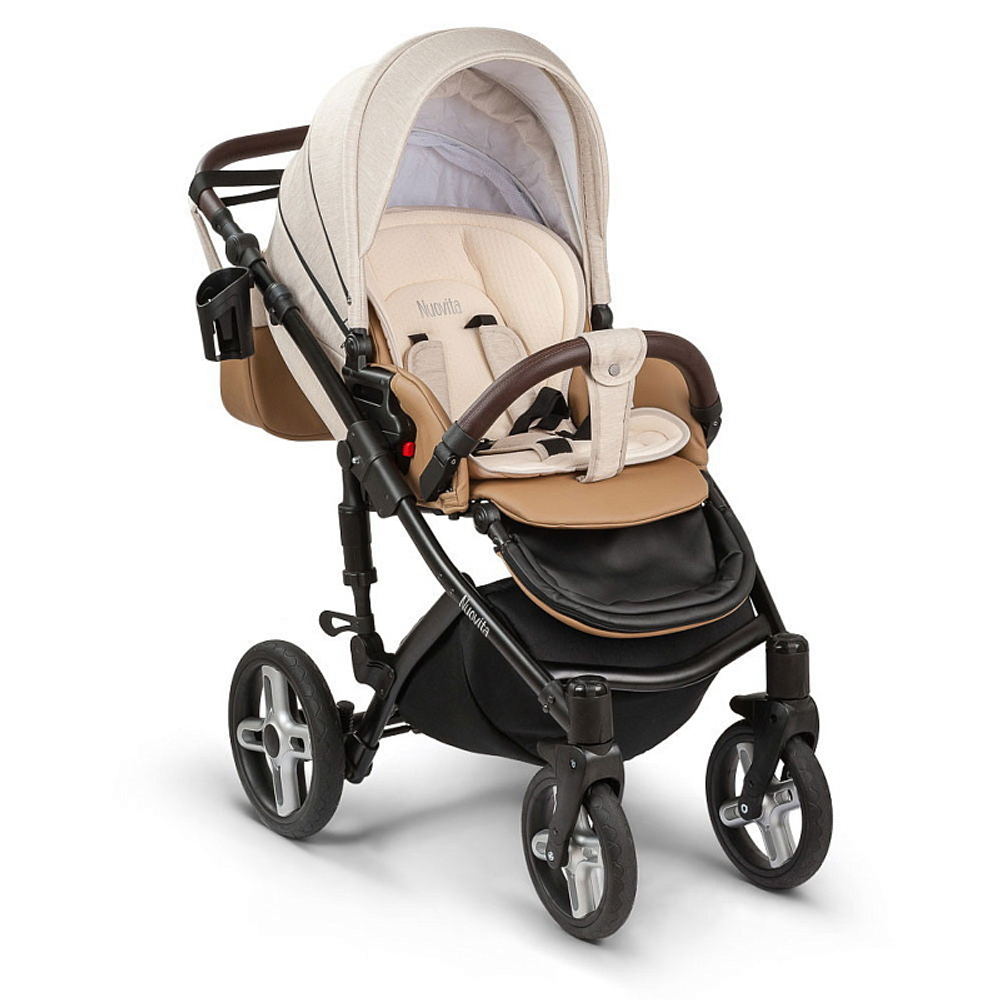 Детская коляска Nuovita Carro Sport 2 в 1 Marrone/Бежево-коричневый