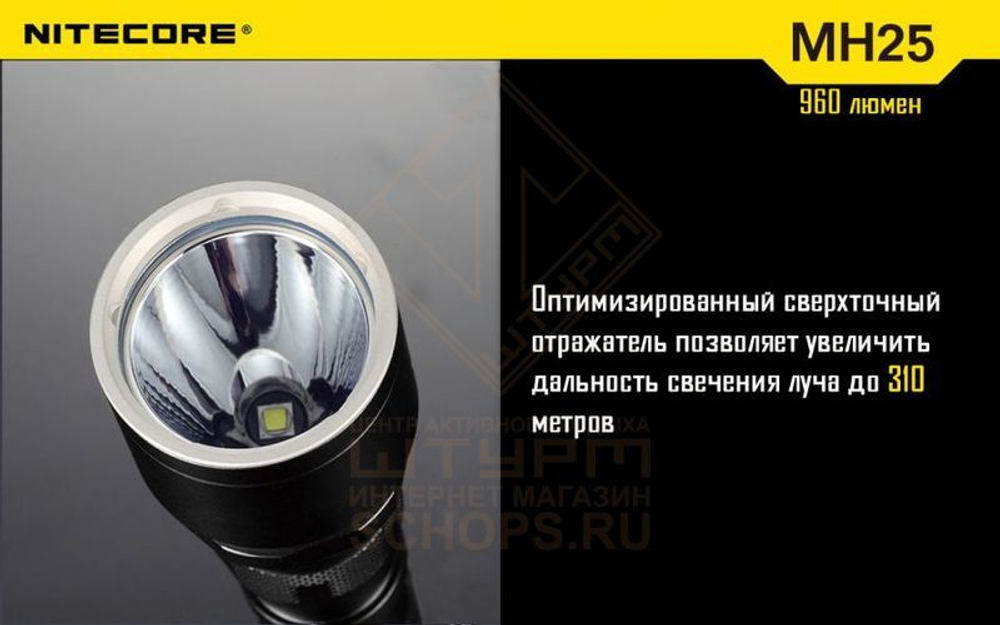 Фонарь Nitecore MH25