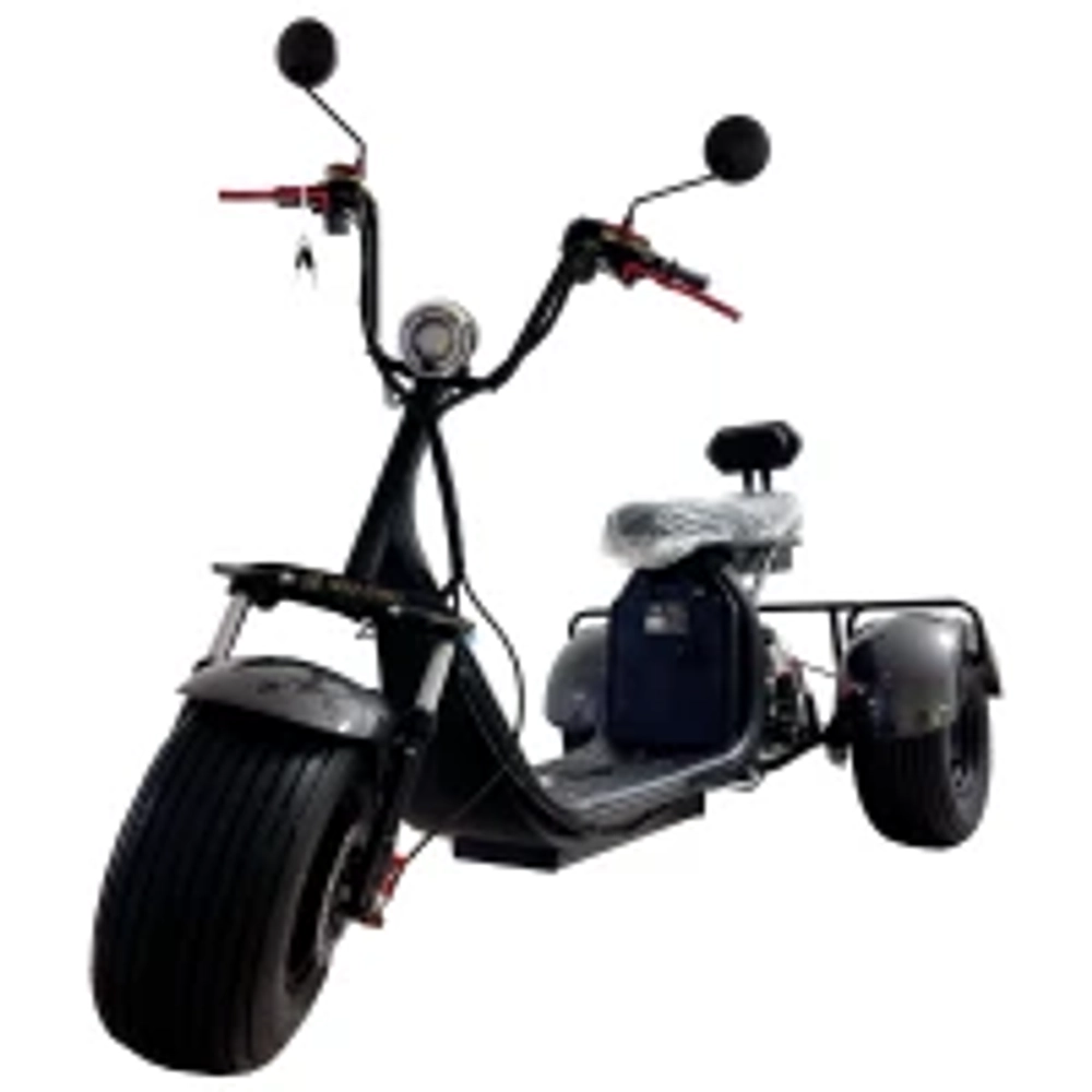 ЭЛЕКТРОСКУТЕР CITYCOCO GT X5 TRIKE 1500W 15AH 48V Карбон