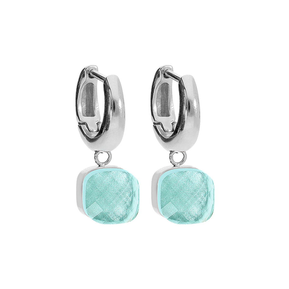 Серьги Qudo Firenze soft aqua 300411 BL/S
