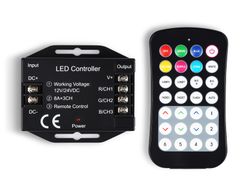 Ambrella Контроллер для светодиодных лент RGB с радио пультом 2.4G 24A 12V 288W/ 24V 576W GS11351 LED Strip GS11351
