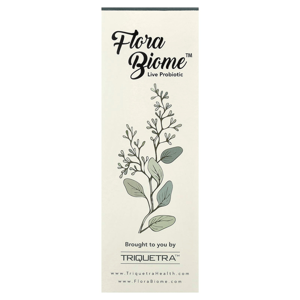 Triquetra Health, Flora Biome™, жидкая добавка с живыми пробиотиками, 473 мл (16 жидк. унций)