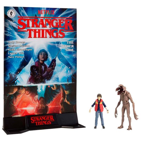 Фигурки McFarlane Stranger Things Will Byers and Demogorgon, 7 см / Фигурки по мотивам сериала "Очень странные дела"