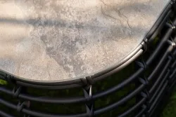 "Ницца" лаунж-зона из искусственного ротанга, цвет бронзовый