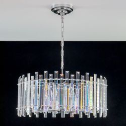 Citilux Ингвар CL334181 Люстра подвесная хрустальная Хром