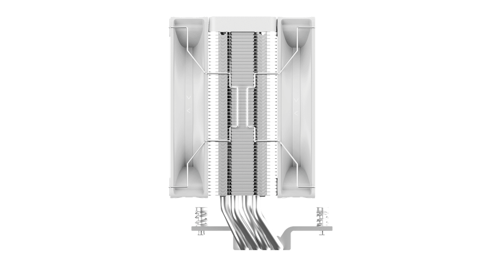 Вентилятор для процессора Ocypus Delta A40 Elite WH Dual Fan TDP 220W 4-pin Intel/AMD Белый
