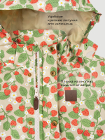 ПРЕДЗАКАЗ Куртка непромокаемая демисезонная Mjölk Strawberry