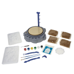 Набор д/творчества и лепки гончарный круг, с аксесс. на бат. коробка SL529