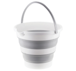 Ведро ФЛЕКС 10 л складное, носик для слива, отверстие для подвешивания, материал- полипропилен, ТЭП М2413