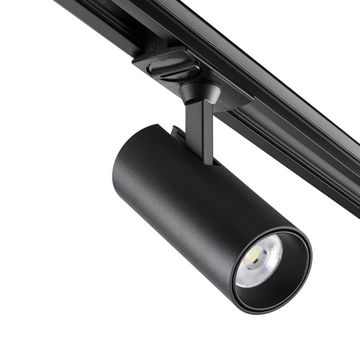 Светильник трековый однофазный двухжильный светодиодный 15W 3000K 359149 черный PORT Selene Novotech