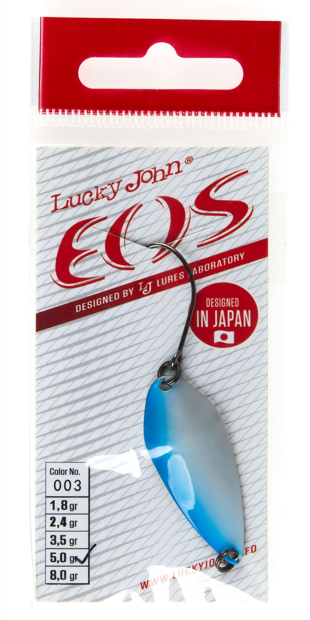 Блесна колеб. Lucky John EOS длин.39мм/05.0г 003