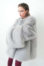 Шуба Old Money Gray
