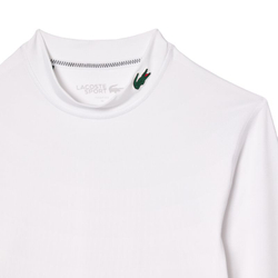 Мужская теннисная футболка теннисная Lacoste Recycled Fiber Long Sleeve Sports T-Shirt - white/black