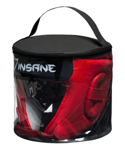 Шлем открытый ORO, ПУ, красный