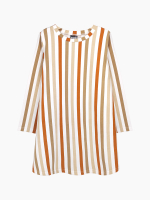 Платье трапеция Mjölk Полоска, с длинным рукавом, уценка