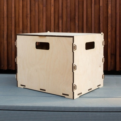 Коробка для хранения из фанеры 40х30х29