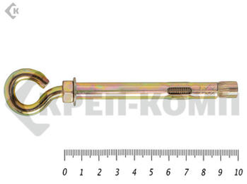 Анкер с кольцом м8 10х100 (3шт)