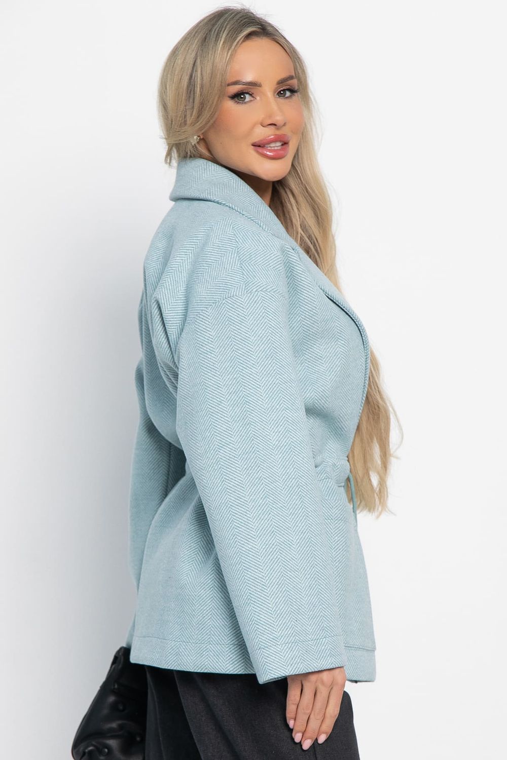 Пальто-пиджак (голубой) Б15087-7М LT Collection