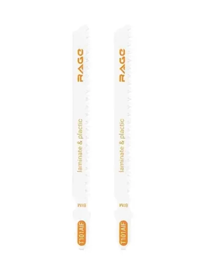 Пилки для лобзика по дереву ламинату пластику 100 мм 2 шт T101AIF RAGE by VIRA