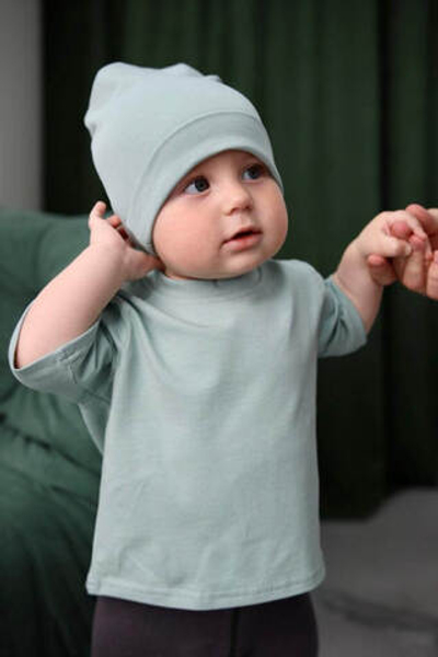 Шапочка (светлый ментол)