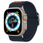 Ремешок Spigen FIT LITE ULTRA APPLE WATCH 4 / 5 / 6 / 7 / 8 / SE / ULTRA (42 / 44 / 45 / 49 MM) NAVY (оцинкованная пряжка; материал из высококачественного нейлона; ультралегкий ремешок)