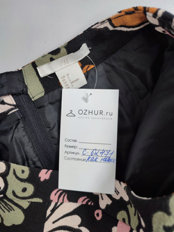 Юбка H&M с принтом 38 размер