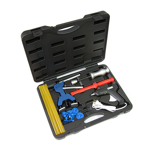 МАСТАК (118-10021C) Система клеевая для ремонта вмятин без покраски, кейс, 21 предмет