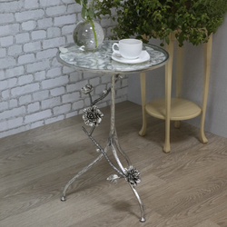 Столик декоративный Роза Сангрия Айс
