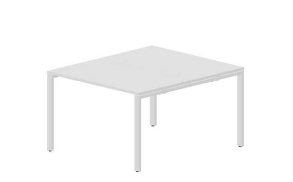 Составной стол Strike на 2 рабочих места 1180х1366х750мм (4 громмета)