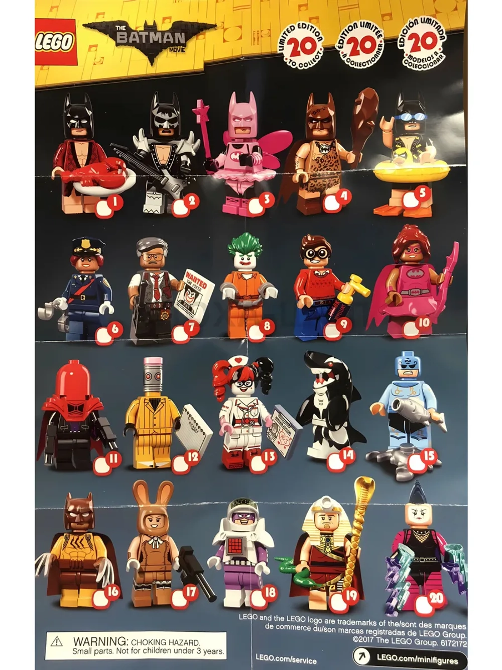 LEGO Minifigures 71017 Batman Movie Series 1 Лего Бетмэн