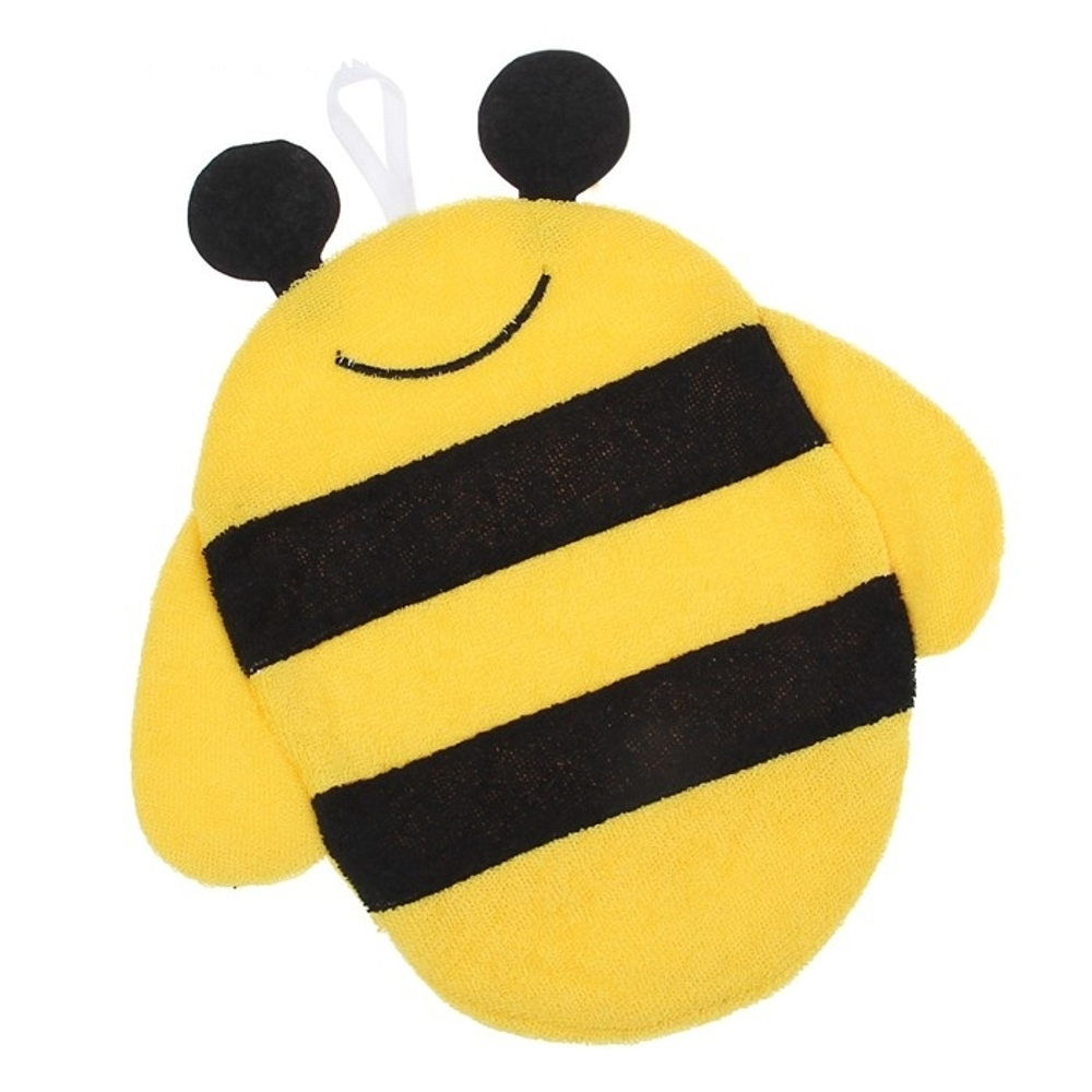 Мочалка варежка детская "Пчелка", цвет МИКС 2515983