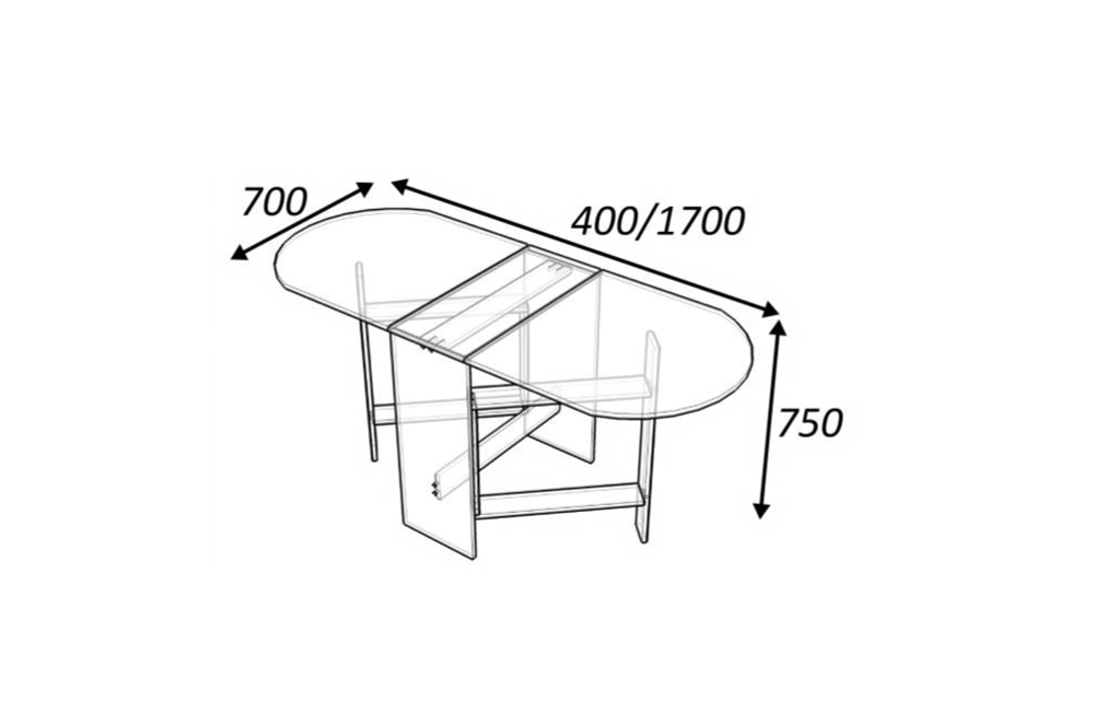 Ушастик (Парус) Стол-тумба