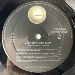 Винтажная виниловая пластинка LP Aerosmith Big Ones (Нидерланды 1994)