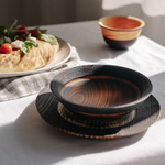 Набор деревянных тарелок из дерева сибирский кедр - 2 шт. TN83