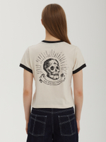Женская Футболка Skull