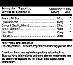 Hygeena Natural Vaginal Suppositories