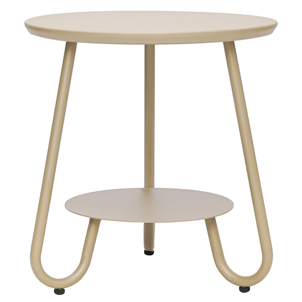 Столик Stian, Ø50 см, бежевый