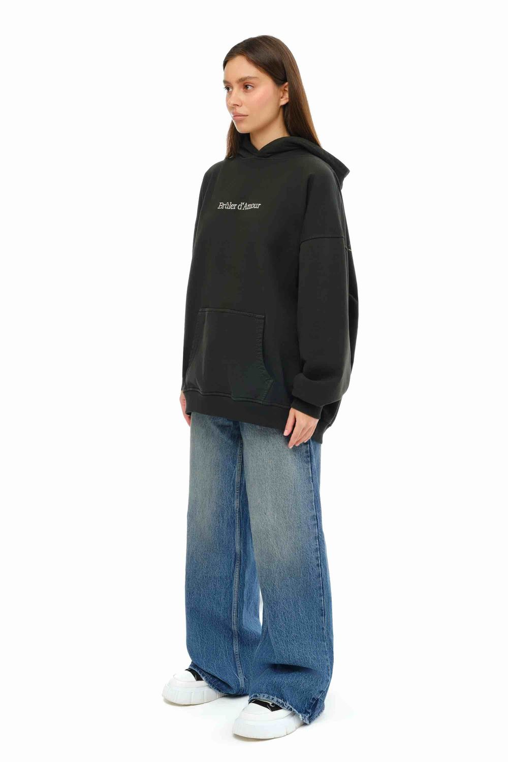 Купить Худи Bruler d'Amour Emotion хаки Худи Bruler d'Amour Emotion хаки