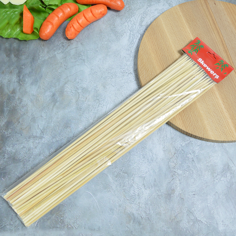 Шампуры бамбуковые 40см*4мм (50 штук)