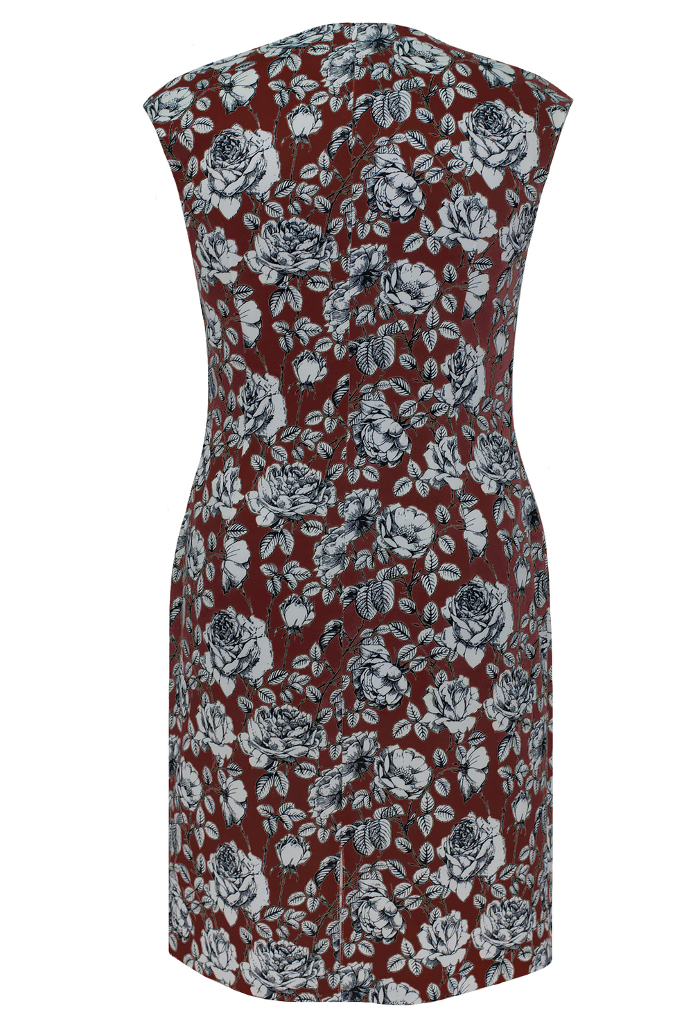 Платье женское 415зр, Бордовая роза #265БР05415зр