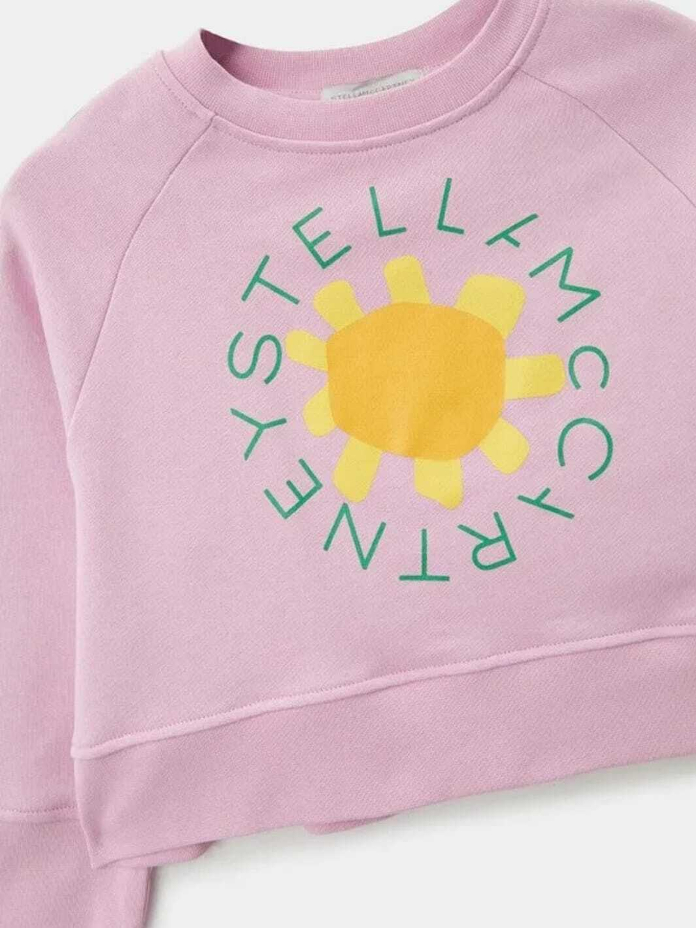 Свитшот + брюки трикотажные STELLA McCARTNEY Сиреневый/Термопринт: подсолнух Девочка