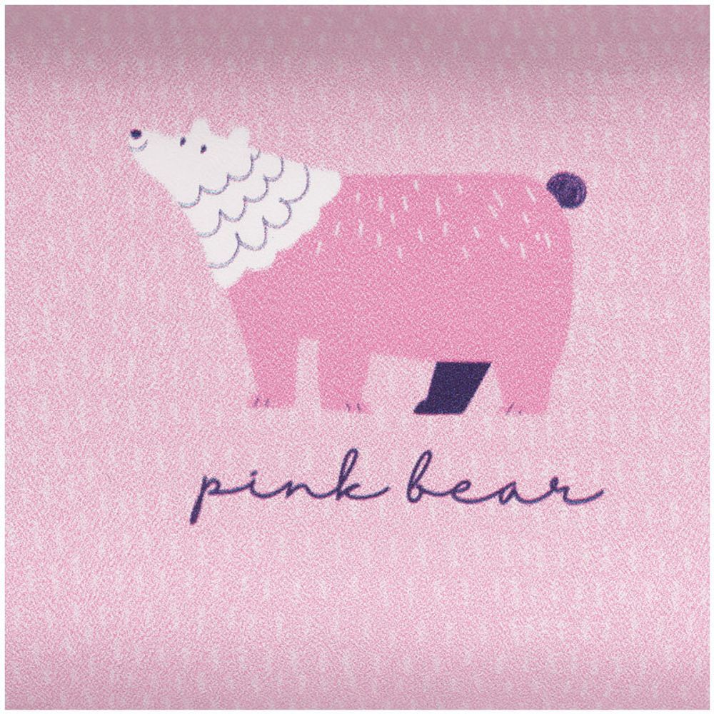 Пенал мягкий, 200*55*40 MESHU "Pink bear", искусственная кожа