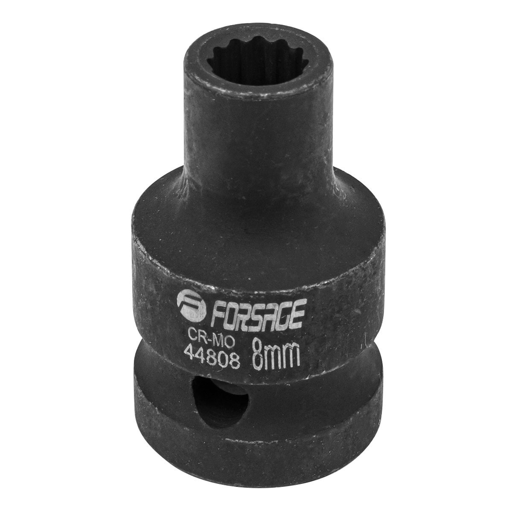 Головка ударная 8мм 12гр. 1/2'' Forsage F-44808