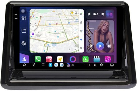 Магнитола для Toyota Noah R80, Voxy, Esqire 2014-2021 - FarCar GX9-9535 монитор 9.5" 2K QLED на Android 14, TS20, 6+128Гб, CarPlay, 4G SIM-слот