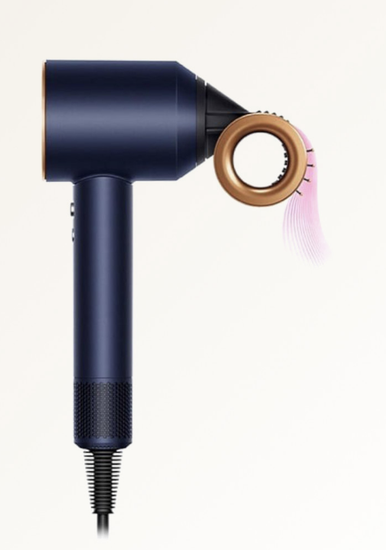 Фен Dyson Supersonic HD15, Синий/Медный + с подарочным чехлом UK