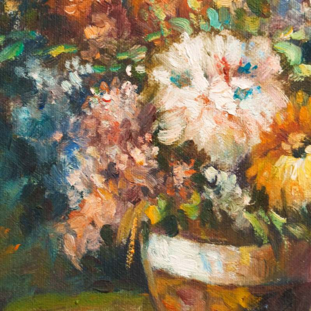 Натюрморт «Садовые цветы»