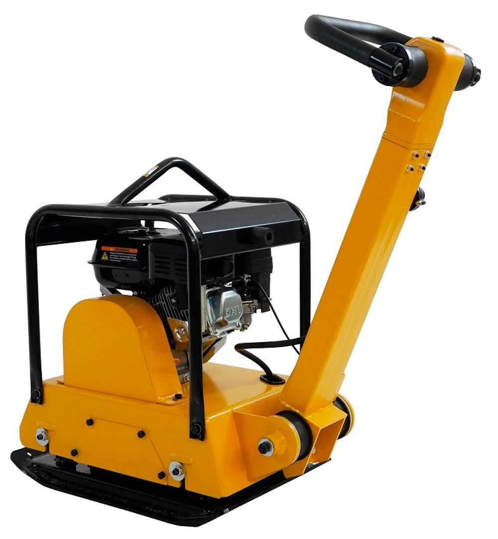 Виброплита реверсивная Habert H-C125L - [120 кг / 22 кН / Loncin G200F] бензиновая