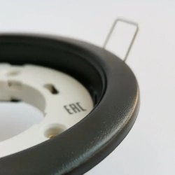 Встраиваемый светильник-основание EKS Optima GX53 матовый черный (до 17 Вт, IP 40) точечный, для натяжных потолков